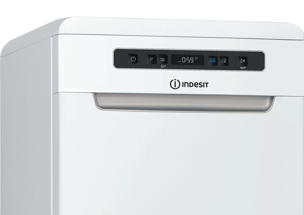Dishwasher | DSFO 3T224 C | Free standing | Width 45 cm | Number of place settings 10 | Number of programs 9 | Energy efficiency class E | Display | White - Image 3