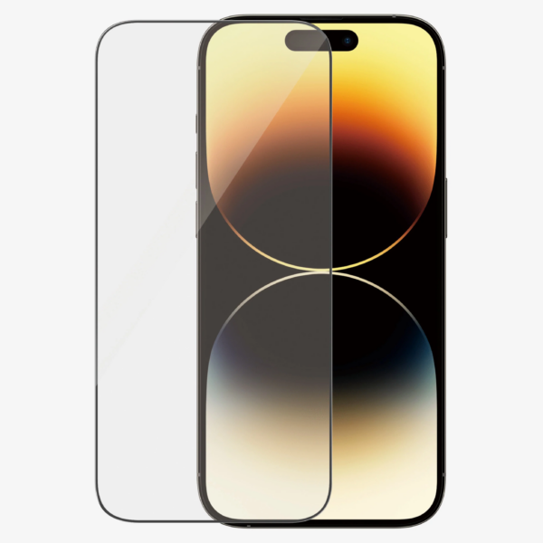 PanzerGlass | Screen protector | Apple | iPhone 14 Pro | Glass | Clear | Ultra-Wide Fit; Easy installation; Privacy Filter; Fingerprint resistant | Anti-Reflective