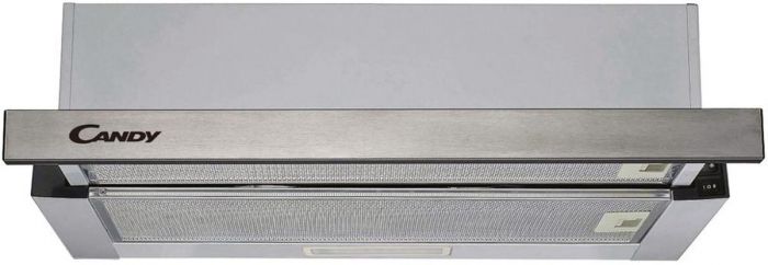 Candy | Hood | CBT625/2X | Telescopic | Energy efficiency class B | Width 60 cm | 332 m³/h | Mechanical control | LED | Stainless steel - Image 2