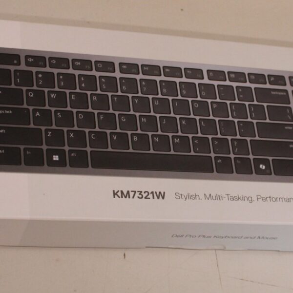 SALE OUT. | SALE OUT. Dell | Premier Multi-Device Keyboard and Mouse | KM7321W | Keyboard and Mouse Set | Wireless | Batteries included | US | DAMAGED PACKAGING, SCRATCHED ON MOUSE LOWER PART | Titan grey | Wireless connection