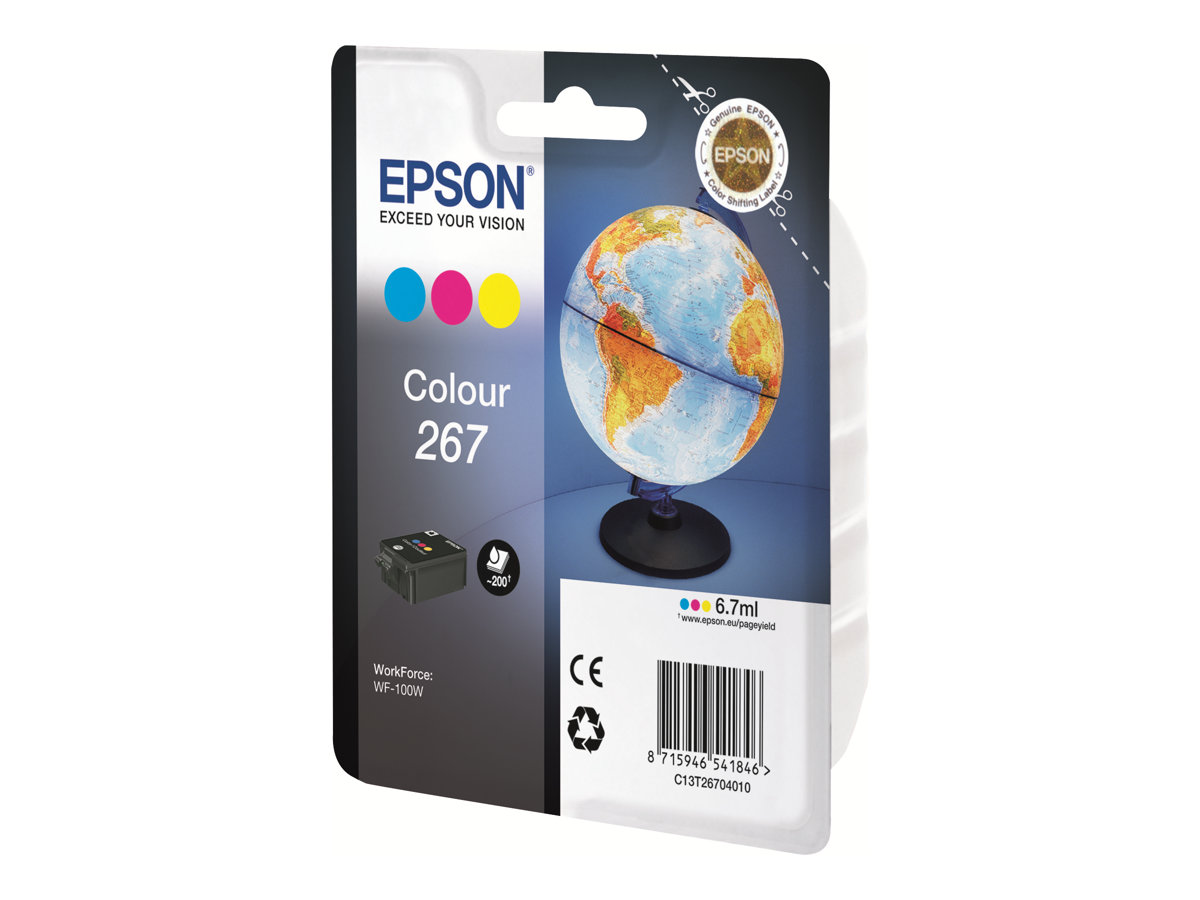 Epson 267 Tri-colour Ink Cartridge | Ink | Cyan, Magenta, Yellow - Image 2