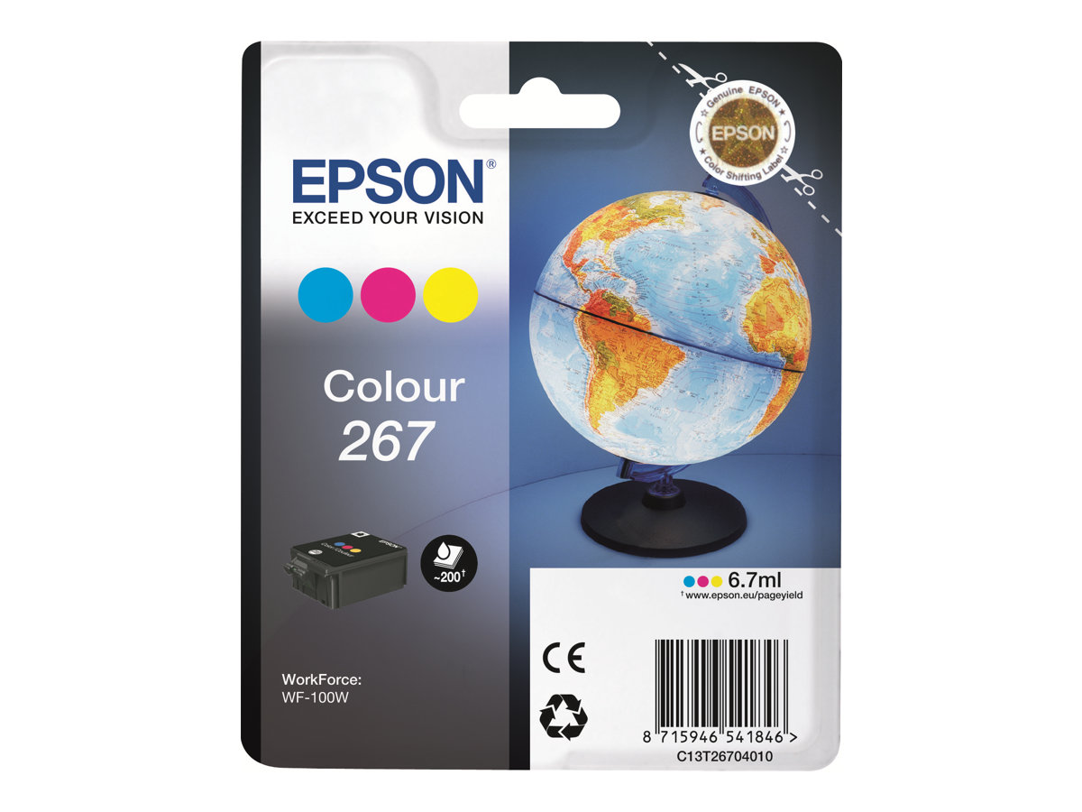 Epson 267 Tri-colour Ink Cartridge | Ink | Cyan, Magenta, Yellow - Image 3