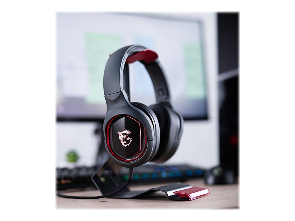 MSI Immerse GH50 Gaming Headset, Wired, Black | MSI | Immerse GH50 | Wired | Gaming Headset | Over-Ear - Image 11