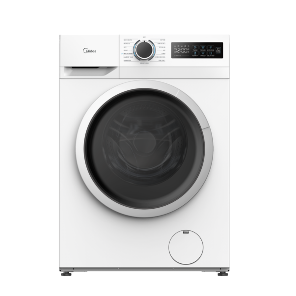 Midea Washing Machine | MF110W80BA10/W-HR | Energy efficiency class A | Front loading | Washing capacity 8 kg | 1400 RPM | Depth 48 cm | Width 60 cm | Display | LED | Steam function | White