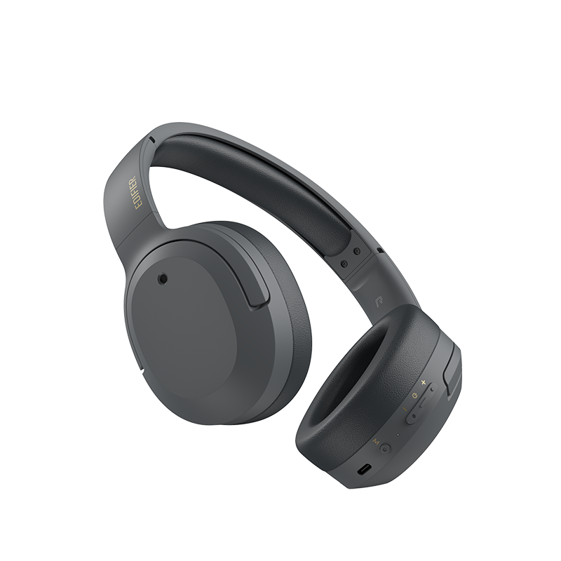 Edifier | Wireless Over-Ear Headphones | W820NB Plus | Built-in microphone | Bluetooth | ANC | Gray - Image 4