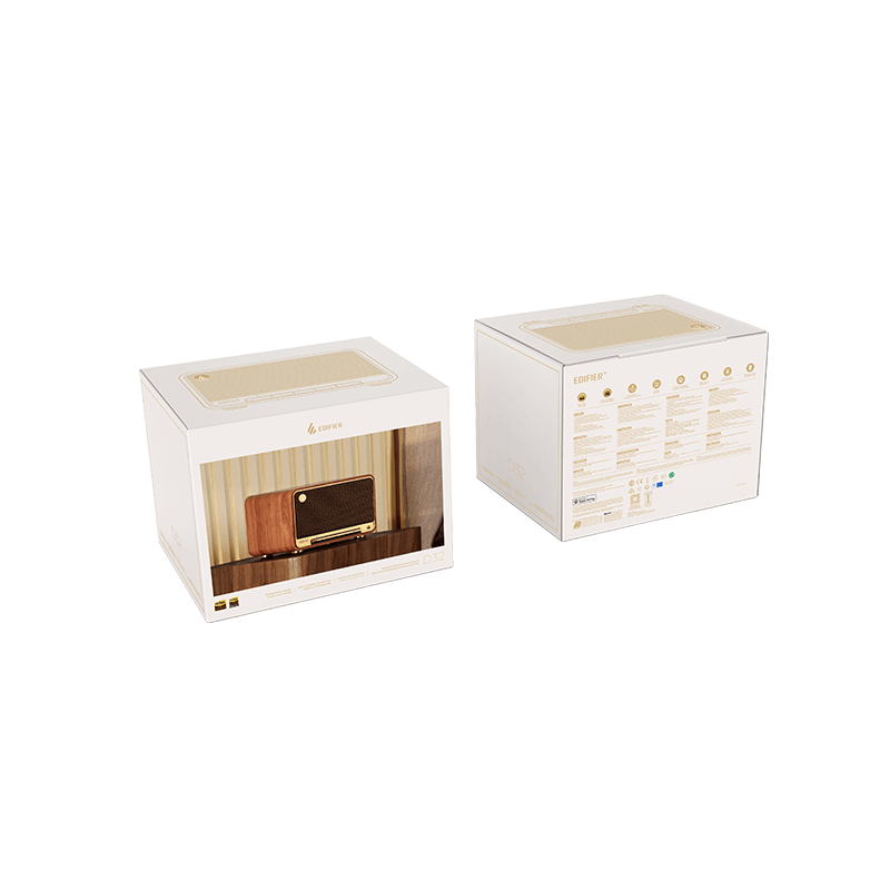 Edifier Tabletop Speaker | D32 | 60 W | Bluetooth | Brown | Wireless connection - Image 6