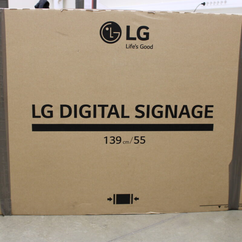 SALE OUT. LG 55XE4F-B 55“ IPS/1920x1080/4000cd/m2/8ms/24Hrs | SALE OUT. LG | 55XE4F-B | 55 " | Landscape/Portrait | 24/7 | DEMO | 4000 cd/m² | 8 ms | 178 ° | 178 °