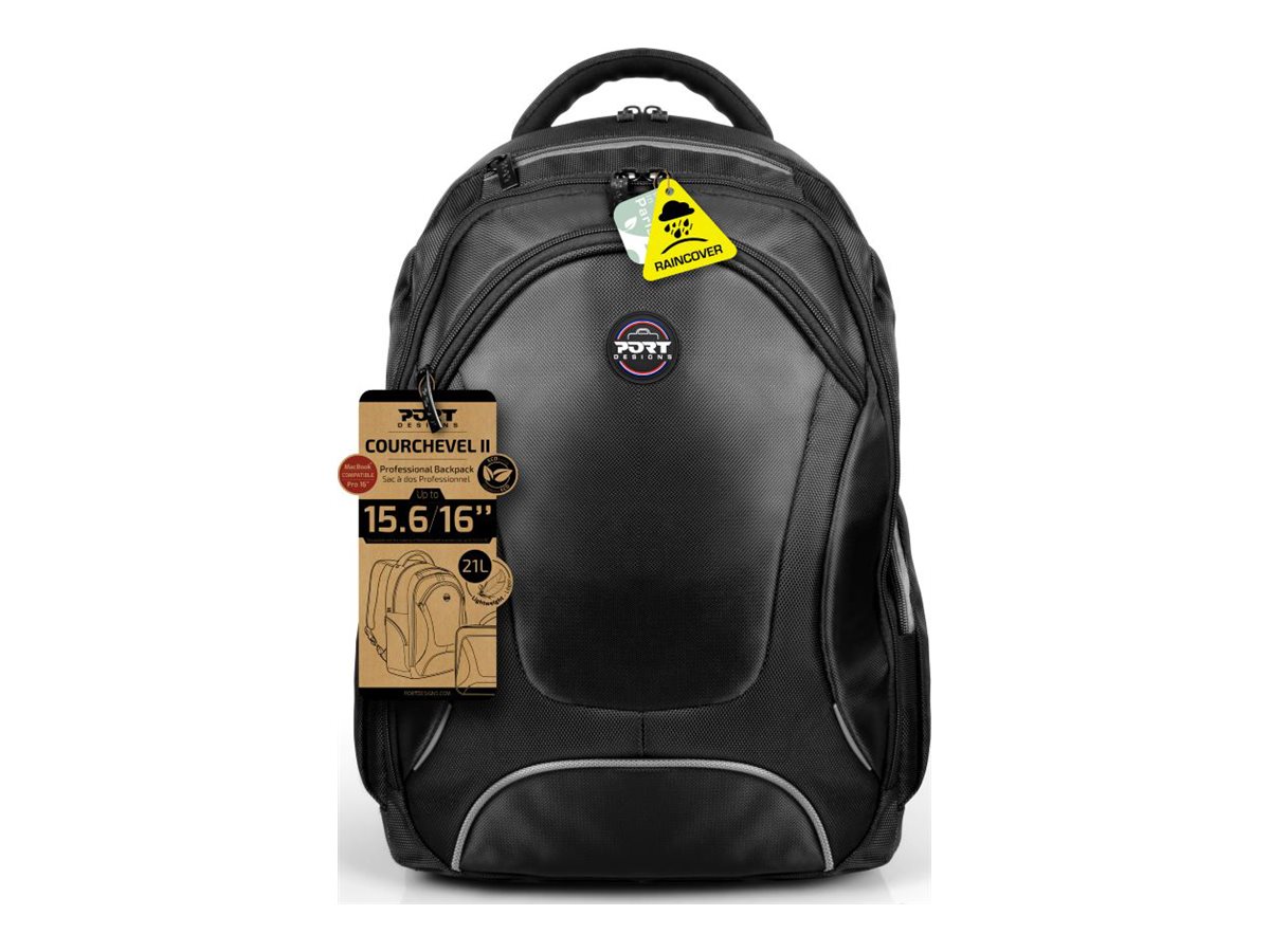 PORT DESIGNS | Courchevel | Fits up to size 15.6 " | Backpack | Black | Shoulder strap - Image 9
