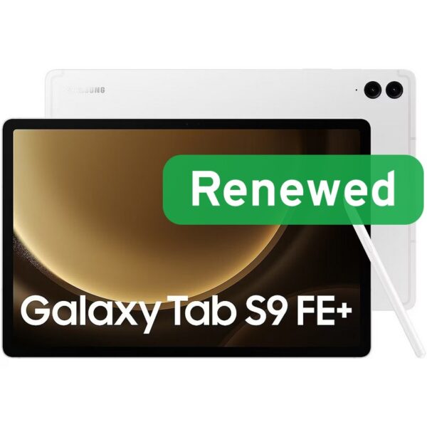 Grade B | Samsung Galaxy Tab S9 FE+ | 12.4" TFT Display | Wi-Fi | 128GB | Silver | Android | Samsung Renewed