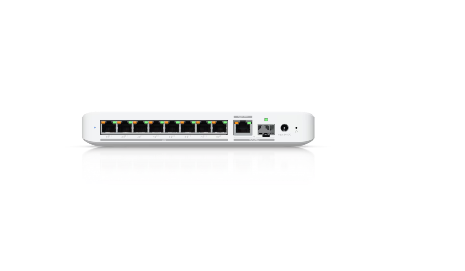 Ubiquiti Flexible, 8-port 2.5 GbE PoE++ switch with a 10 GbE RJ45/SFP+ combination uplink port | USW-Flex-2.5G-8-PoE | Managed | Wall-mountable/Desktop - Image 3
