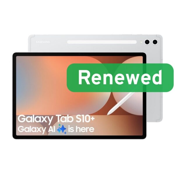 Grade C | Samsung Galaxy Tab S10+ | 12.4" AMOLED Display | Wi-Fi | 256GB | Platinum Silver | Android. | Samsung Renewed