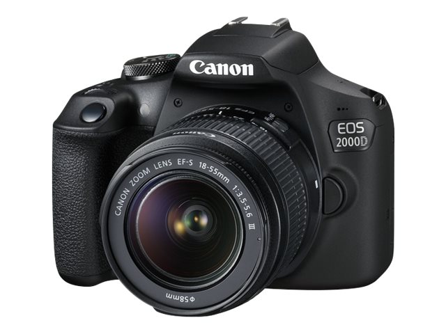 Canon | EOS | 2000D 18-55 III EU26 | SLR Camera Kit | Megapixel 24.1 MP | ISO sensitivity (max) 12800 | Display diagonal 3.0 " | Wi-Fi | Video recording | APS-C | Black - Image 7