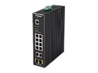 D-LINK DIS-200G-12PS L2 Managed Industrial Switch with 10 10/100/1000Base-T and 2 1000Base-X SFP ports | D-Link | Switch | DIS-200G-12PS | Managed L2 | Wall mountable | 60 month(s)