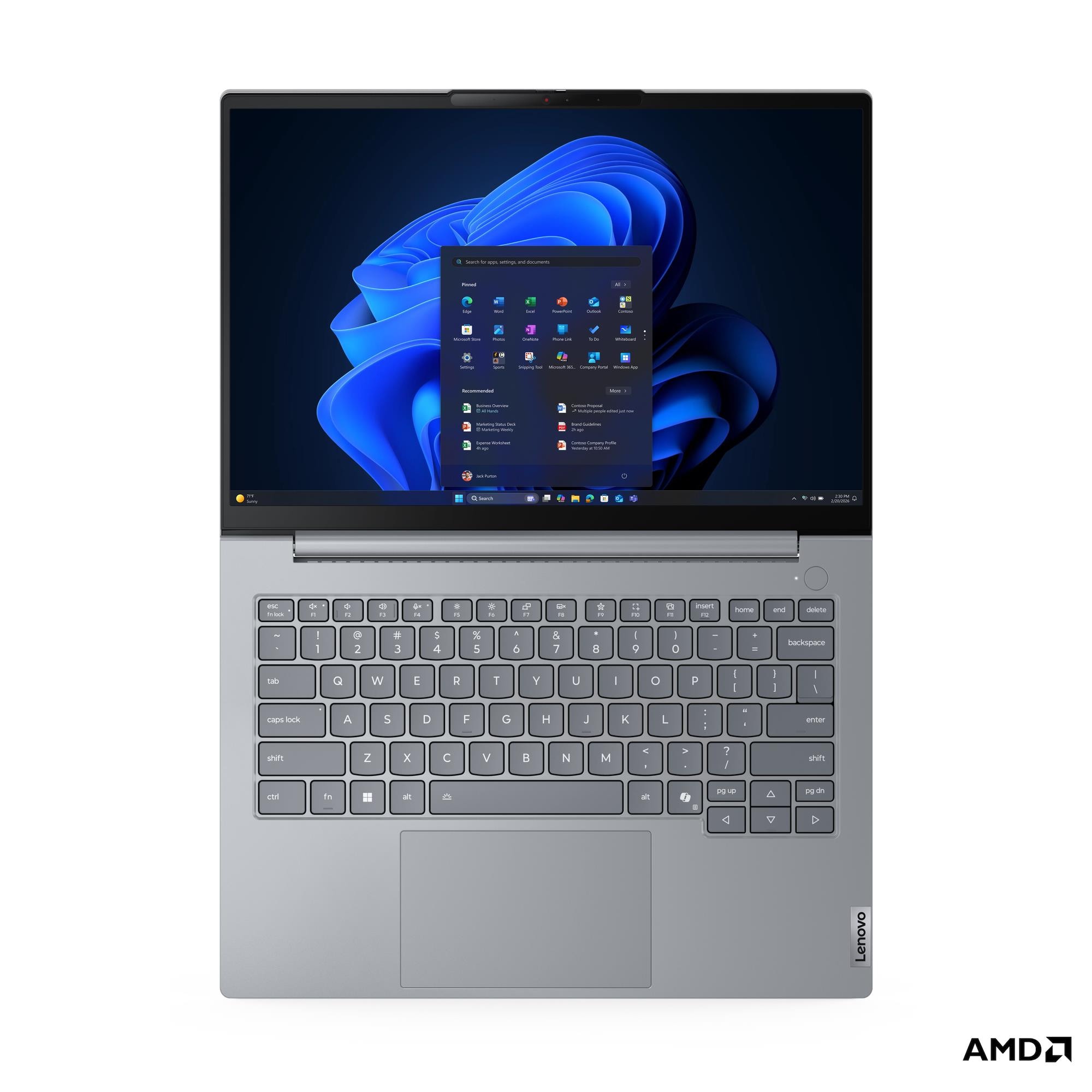 Lenovo ThinkBook 14 G9 AHP | Arctic Grey | 14 " | IPS | WUXGA | 1920 x 1200 pixels | Anti-glare | AMD Ryzen 7 | 250 | 32 (2x16GB) GB | SODIMM DDR5 | Solid-state drive capacity 512 GB | AMD Radeon 780M Graphics | Windows 11 Pro | 802.11be | Bluetooth version 5.4 | Keyboard language English | Keyboard backlit | Warranty 24 month(s) | Battery warranty 12 month(s) - Image 10