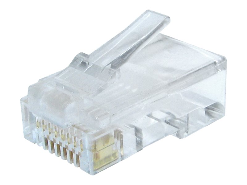 Cablexpert | Modular plug (adapter) 8P8C for solid CAT6 LAN cable, 10 pcs per bag - Image 2