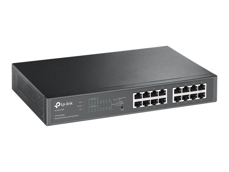 TP-LINK | Switch | TL-SG1016PE | Web Managed | Desktop/Rackmountable | Gigabit Ethernet (copper) ports quantity 16 | PoE+ ports quantity 8 - Image 5