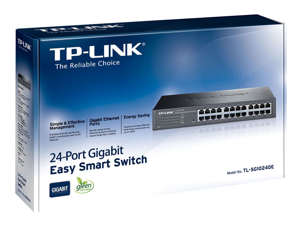 TP-LINK | Switch | TL-SG1024DE | Web Managed | Rackmountable | Gigabit Ethernet (copper) ports quantity 24 - Image 7