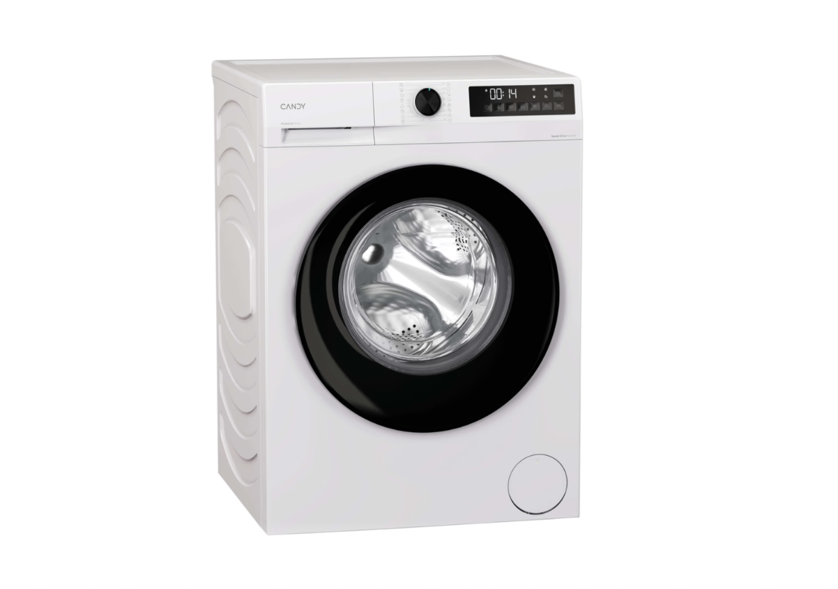Candy Washing machine | GD 17SB7-S | Energy efficiency class A | Front loading | Washing capacity 7 kg | 1100 RPM | Depth 47 cm | Width 60 cm | Display | LED | Steam function | White - Image 2