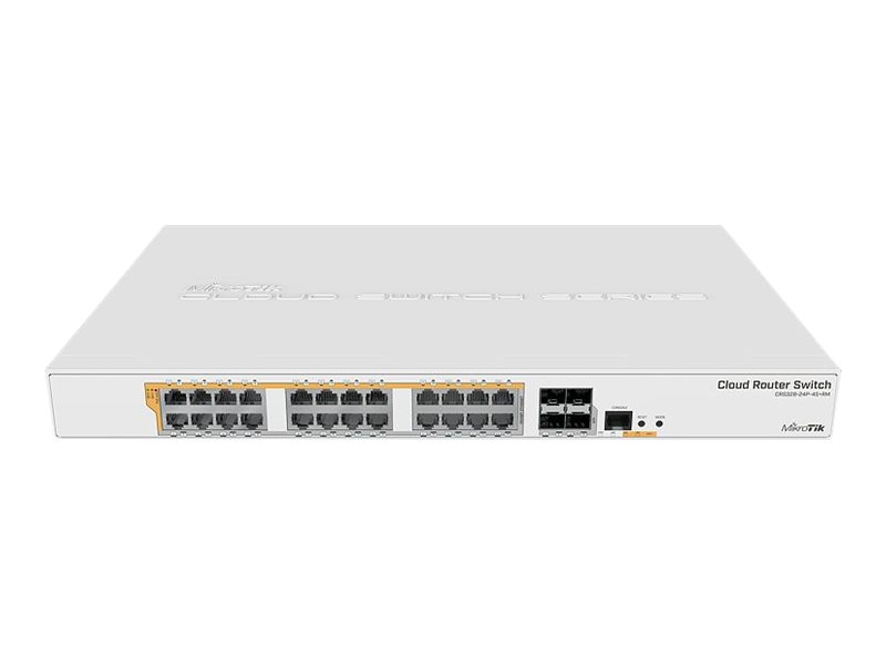 CRS328-24P-4S+RM Gigabit Ethernet POE/POE+ router/switch | 12 month(s) | PoE/Poe+ ports quantity 24 - Image 2