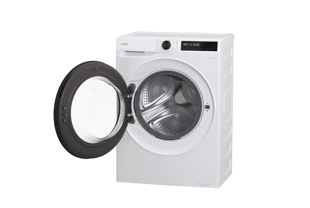 Candy Washing machine | BR 47SBL8-S | Energy efficiency class A | Front loading | Washing capacity 7 kg | 1400 RPM | Depth 49 cm | Width 60 cm | Display | Digital | Steam function | Wi-Fi | White - Image 4