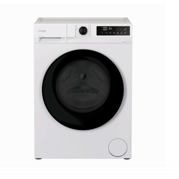 Candy Washing machine | GWD 374SB7-S | Energy efficiency class A/E | Front loading | Washing capacity 7 kg | 1300 RPM | Depth 51 cm | Width 60 cm | Display | LED | Drying system | Drying capacity 4 kg | Steam function | White