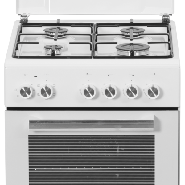 Simfer | Cooker | 5405SERBB | Hob type Gas | Oven type Electric | White | Width 50 cm | Electronic ignition | Depth 60 cm | 43 L