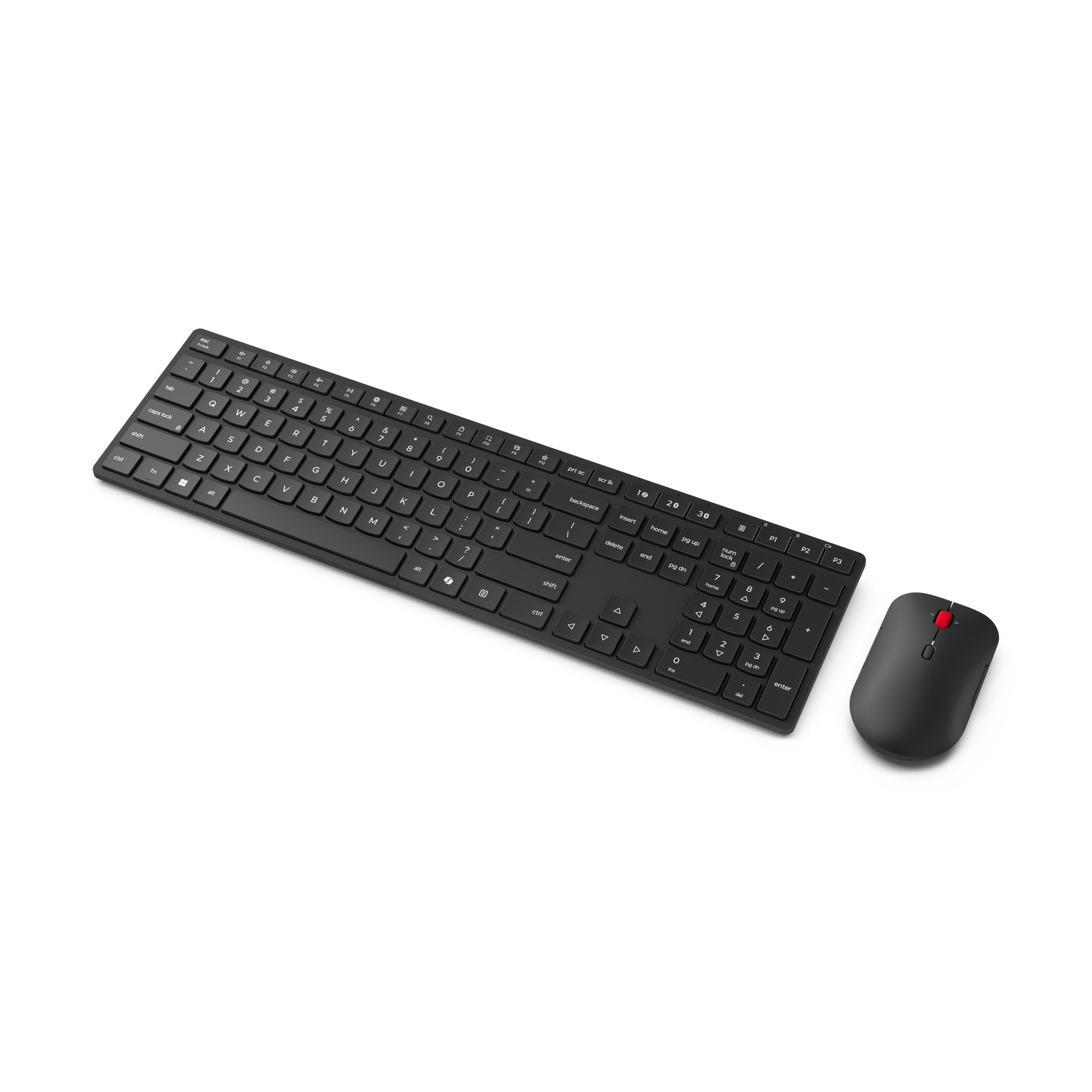 Lenovo Multi-Mode Pro Combo Keyboard and Mouse 6000-Estonia | Keyboard and Mouse Set | Wireless | Mouse included | Estonian | Bluetooth | Eclipse Black - Image 2