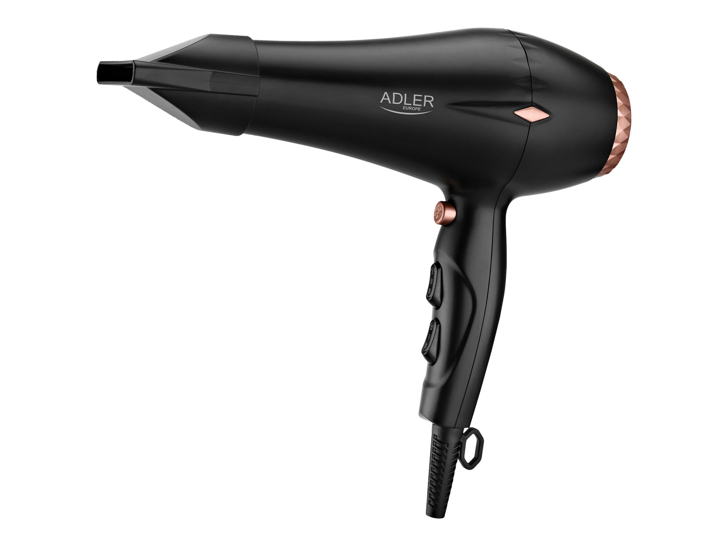 Adler | Hair Dryer | AD 2244 | 2000 W | Number of temperature settings 3 | Ionic function | Diffuser nozzle | Black - Image 4