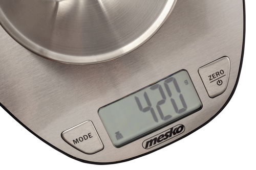 Mesko | Kitchen Scale | MS 3152 | Maximum weight (capacity) 5 kg | Graduation 1 g | Display type LCD | Stainless steel - Image 3