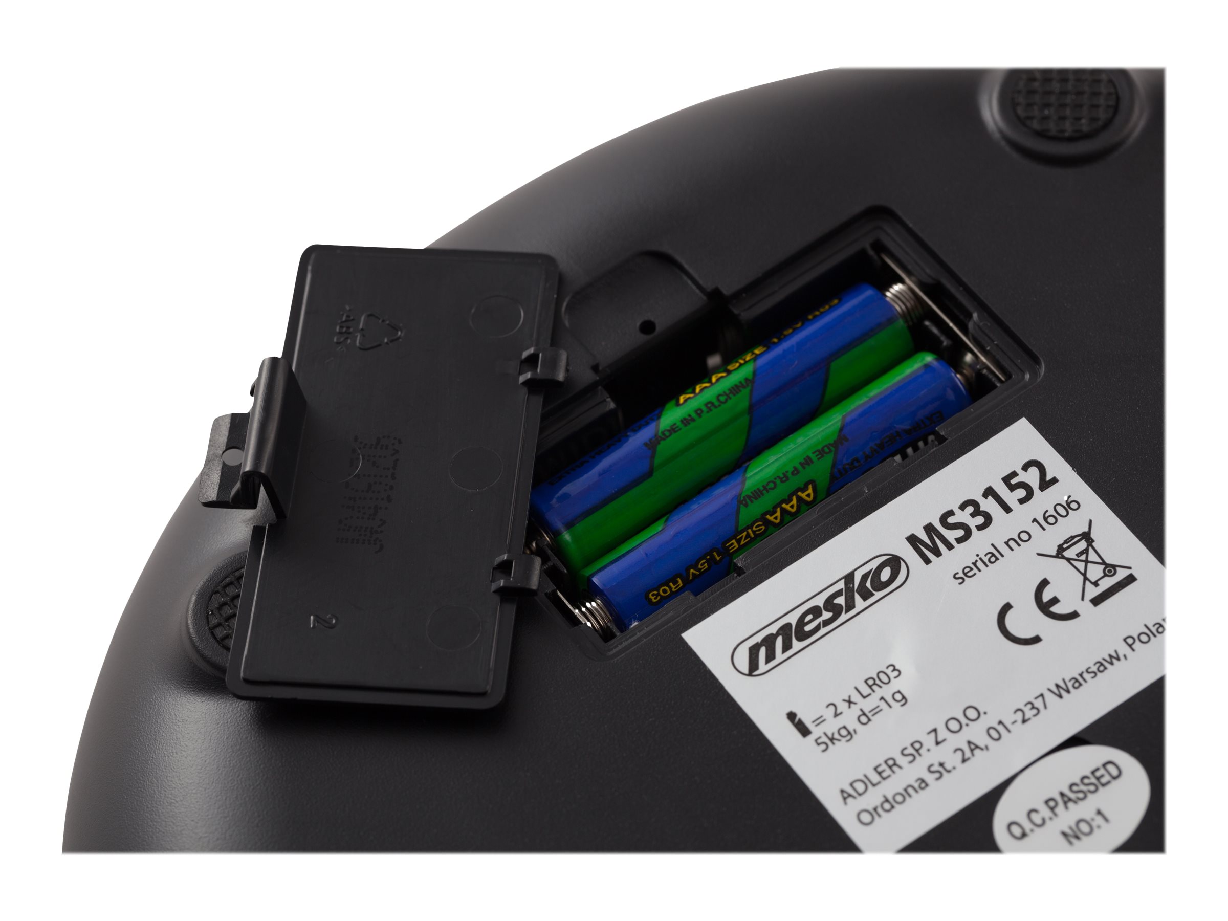 Mesko | Kitchen Scale | MS 3152 | Maximum weight (capacity) 5 kg | Graduation 1 g | Display type LCD | Stainless steel - Image 11