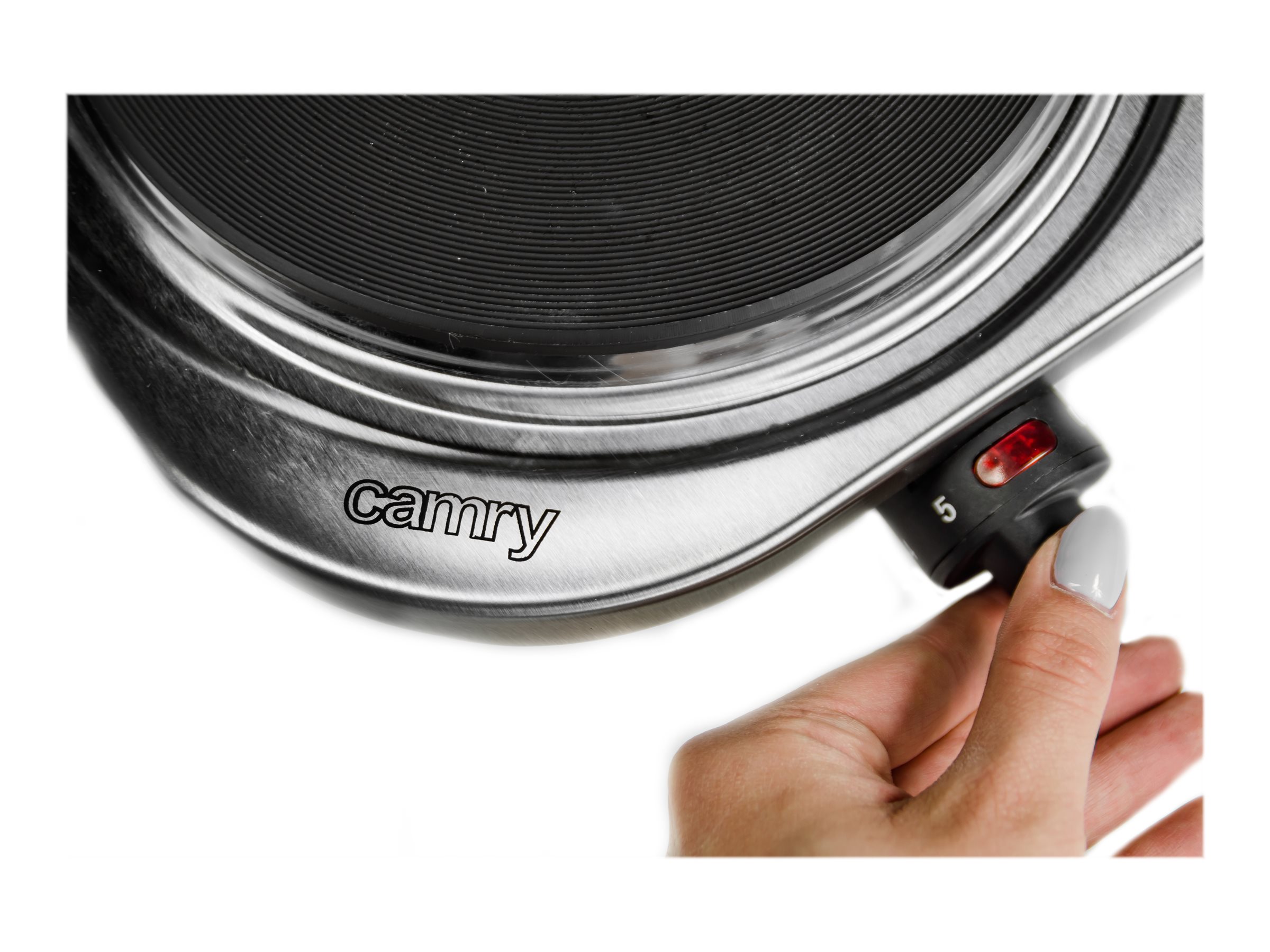 Camry | CR 6510 | Number of burners/cooking zones 1 | Rotary knob | Stainless steel | Electric - Image 6
