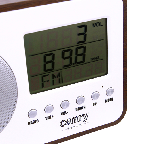 Camry | Digital Radio | CR 1153 | 5 W | White/woden - Image 5