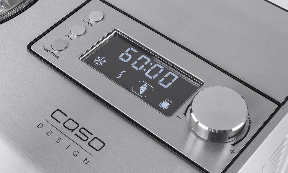 Caso | Ice Cream and Yogurt Maker | IceCreamer | Power 180 W | Capacity 2 L | Stainless steel - Image 3
