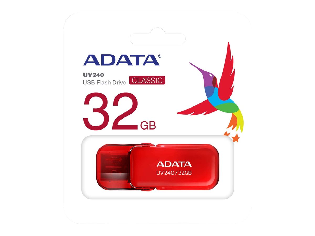 ADATA | UV240 | 32 GB | USB 2.0 | Red - Image 3