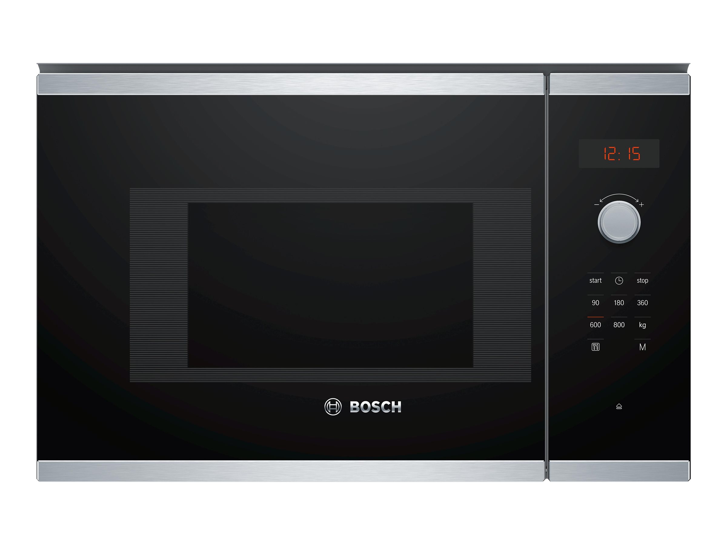 Bosch | Microwave Oven | BFL523MS0 | Built-in | 20 L | 800 W | Stainless steel/Black - Image 2