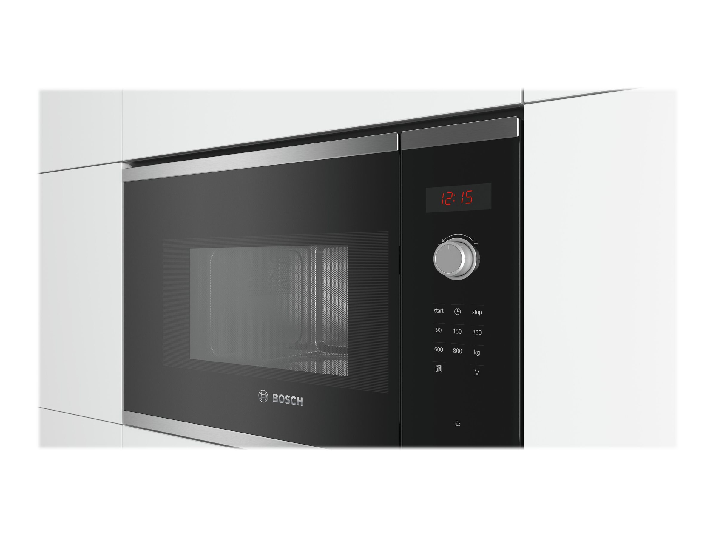 Bosch | Microwave Oven | BFL523MS0 | Built-in | 20 L | 800 W | Stainless steel/Black - Image 4