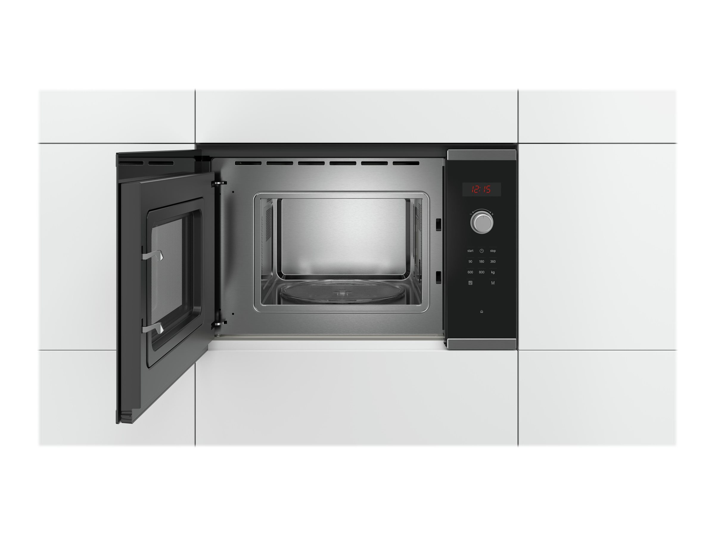Bosch | Microwave Oven | BFL523MS0 | Built-in | 20 L | 800 W | Stainless steel/Black - Image 6