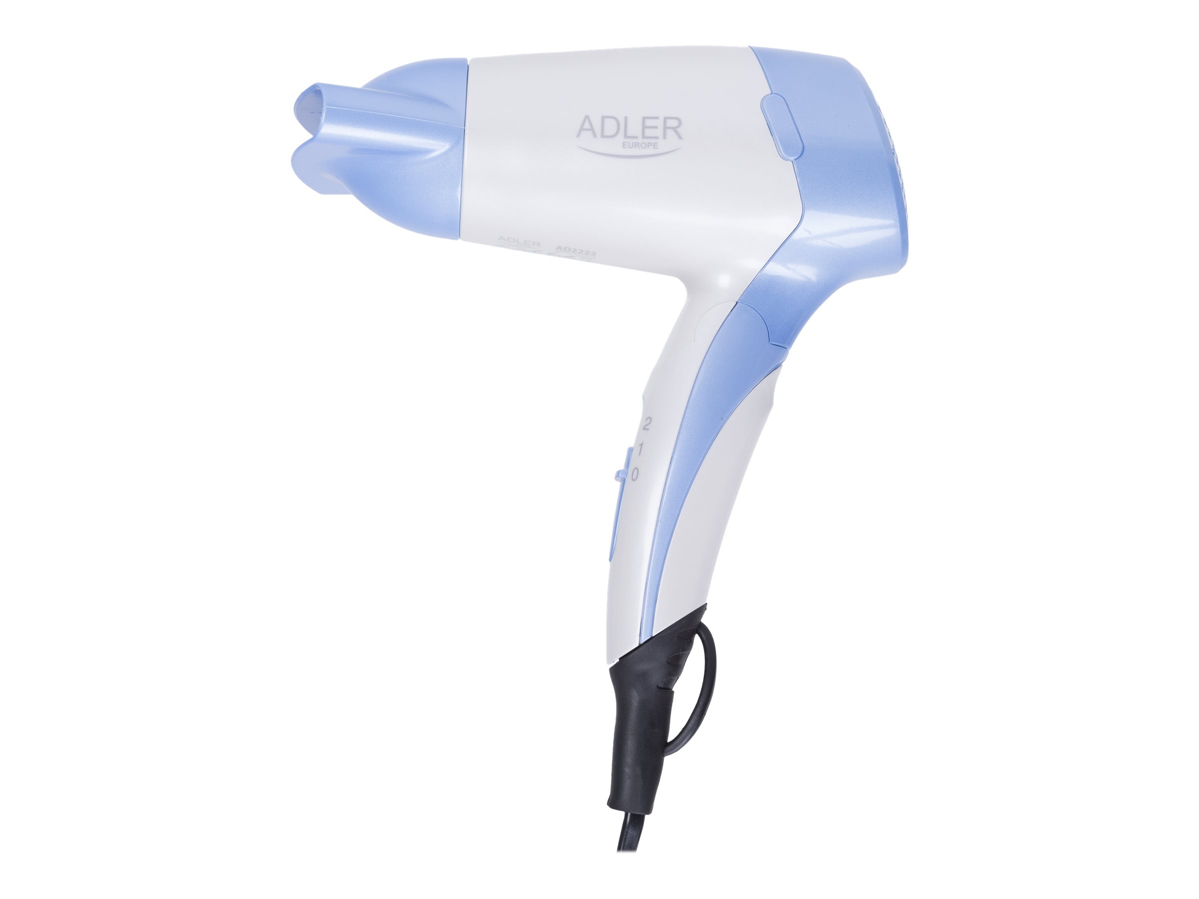 Adler | Hair Dryer | AD 2222 | 1200 W | Number of temperature settings 1 | White/blue - Image 2