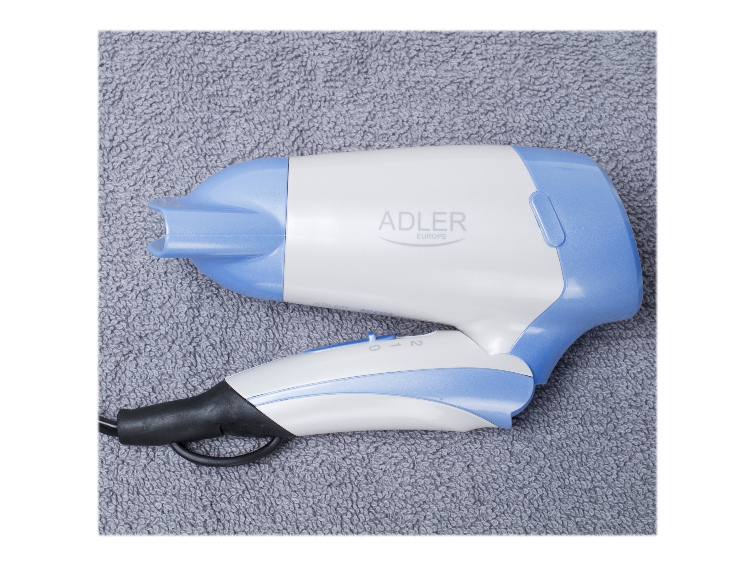 Adler | Hair Dryer | AD 2222 | 1200 W | Number of temperature settings 1 | White/blue - Image 8