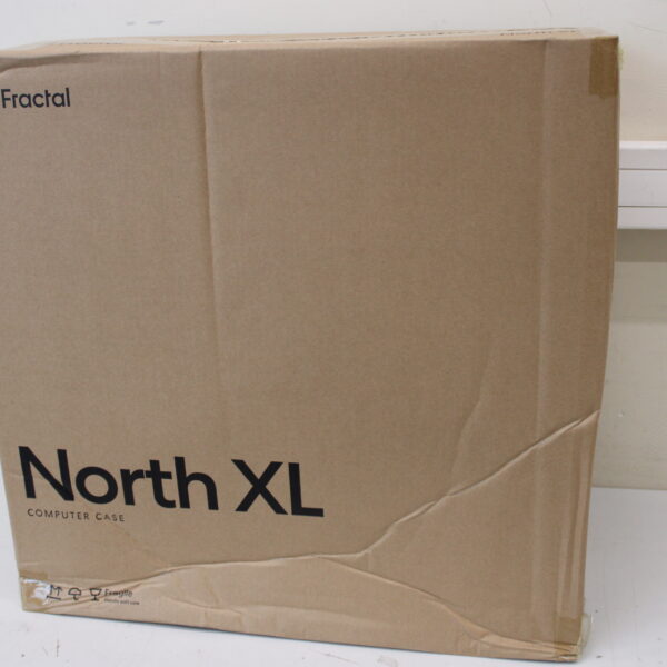 SALE OUT. Fractal Design North XL | Chalk White TG Clear | Mid-Tower | DAMAGED PACKAGING | Power supply included No