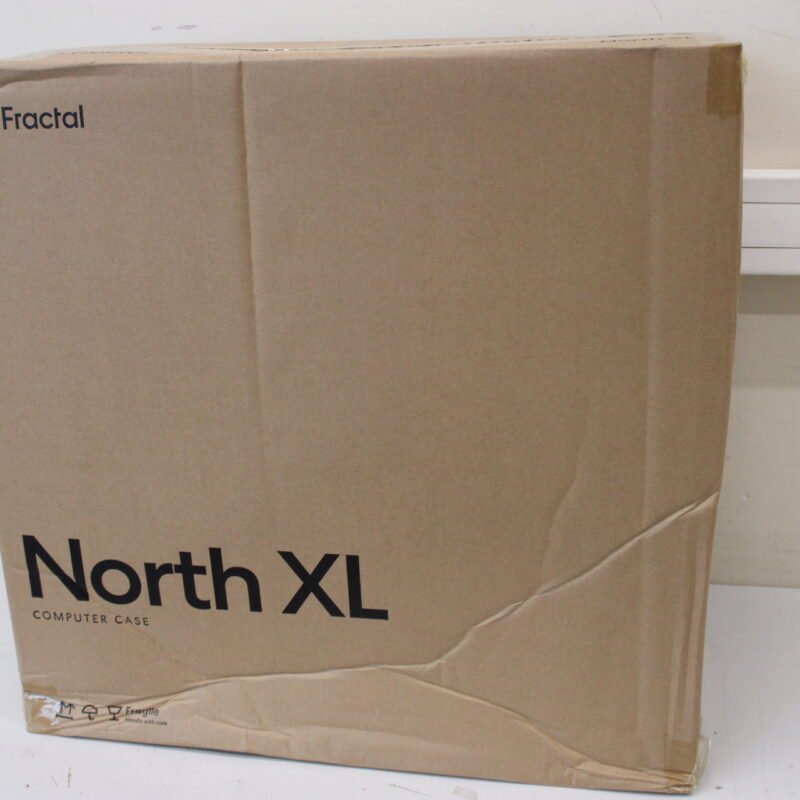 SALE OUT. Fractal Design North XL | Chalk White TG Clear | Mid-Tower | DAMAGED PACKAGING | Power supply included No
