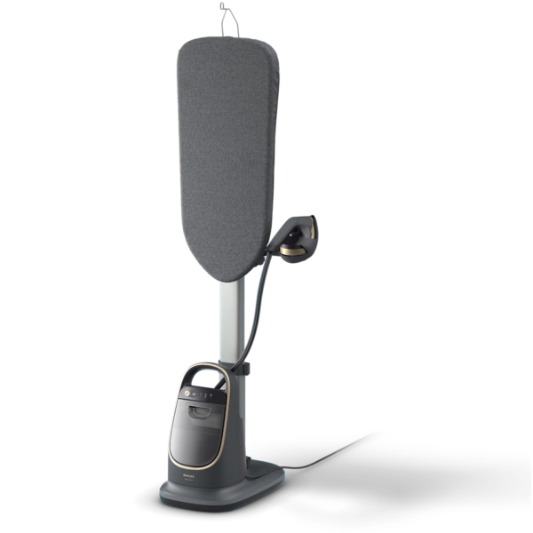 Philips 8500 Series All-in-One Ironing Solution | AIS8540/80 | Stand Steamer | 2200 W | 1.2 L | 90 g/min | Dark slate/Gold