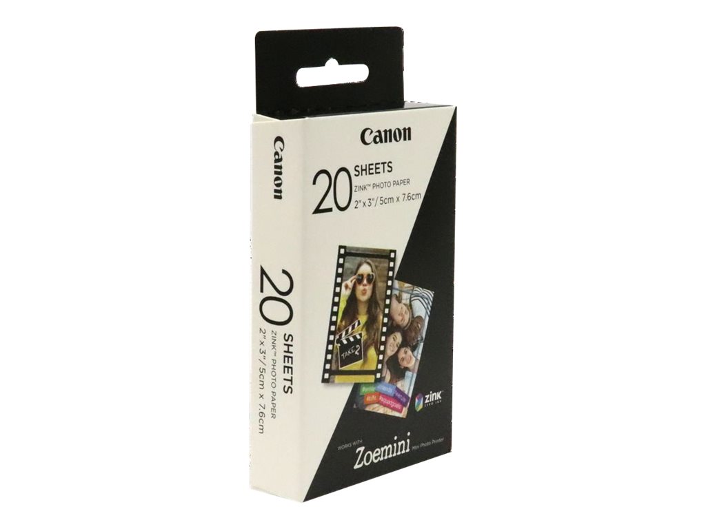 20 sheets | ZP-2030 | White | 5 x 7.6 cm | Photo Paper - Image 3