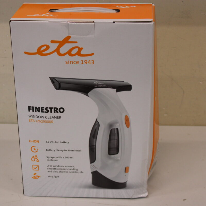 SALE OUT. ETA Window cleaner | Finerstro ETA326290000 | Cordless | White | DAMAGED PACKAGING - Image 3