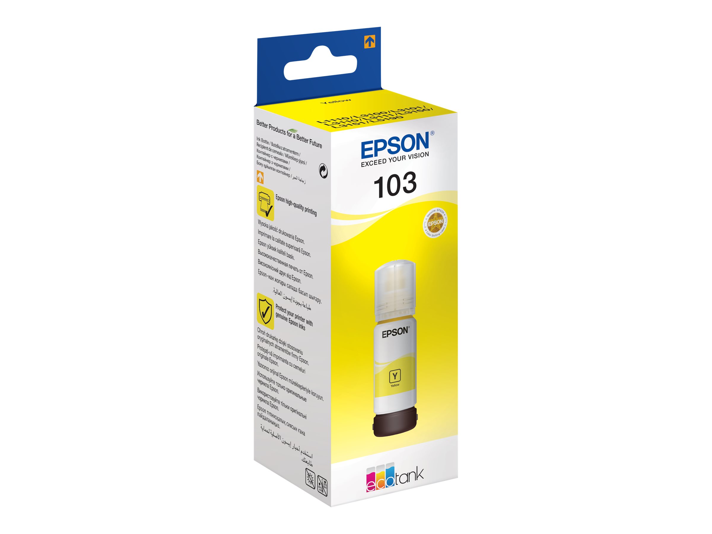 Epson 103 ECOTANK | Ink Bottle | Yellow - Image 2