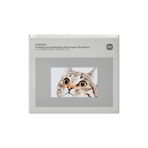 Xiaomi Portable Dye-Sublimation Photo Paper Stickers (50 Sheets) | 2x3-inch