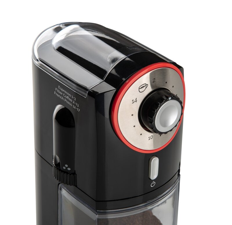 ETA | Grinder | Perfetto ETA006890000 | 100 W | Coffee beans capacity 200 g | Lid safety switch | Number of cups Up to 14 pc(s) | Black - Image 5