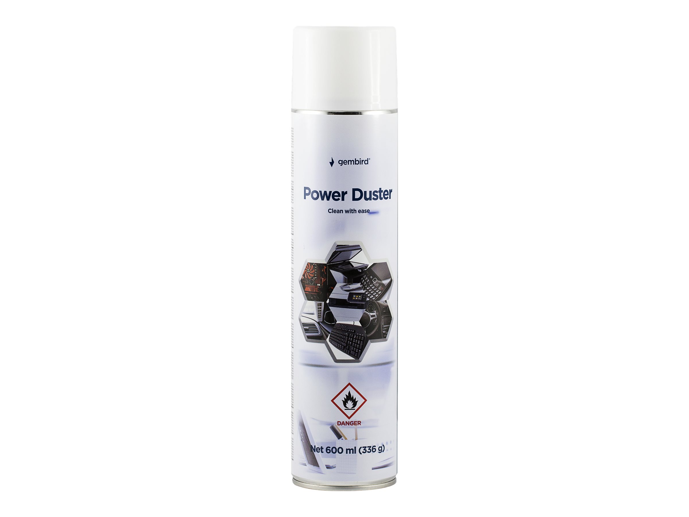 Gembird ompressed air duster (flammable), 600 ml | Gembird - Image 5