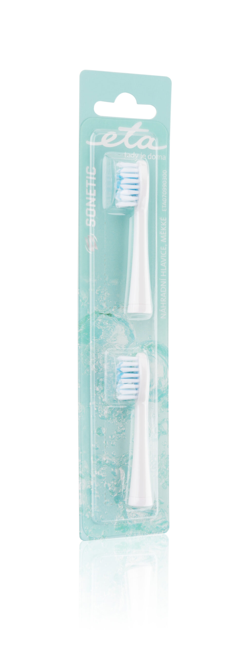 ETA | Toothbrush replacement for ETA0709 | Heads | For adults | Number of brush heads included 2 | Number of teeth brushing modes Does not apply | White