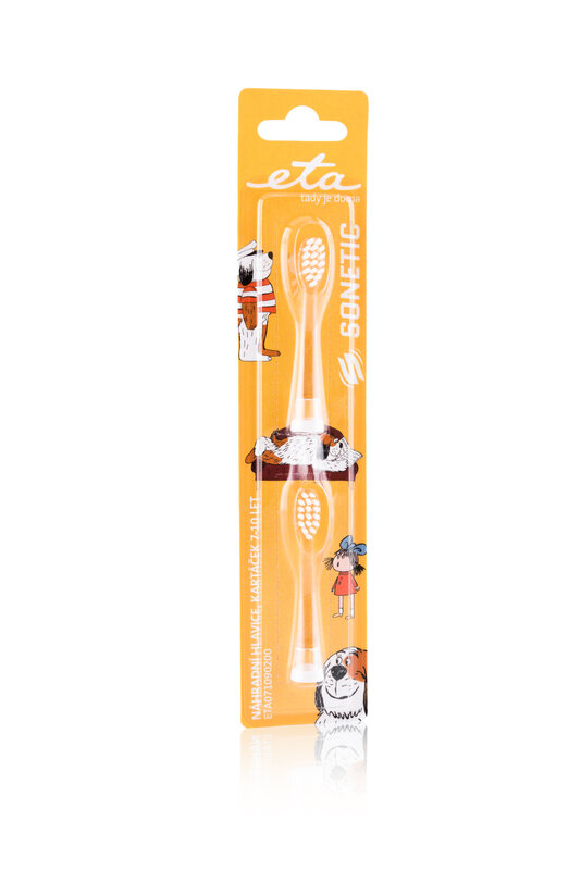 ETA | Toothbrush replacement for ETA0710 | Heads | For kids | Number of brush heads included 2 | Number of teeth brushing modes Does not apply | White - Image 3